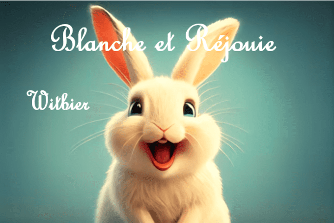 Blanche et réjouie - Bière de blé (blanche) - 7.5 % vol