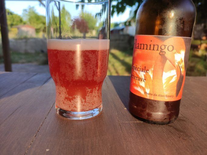 Flamingo - Bière blanche rose (betterave ) - 5.3% vol.